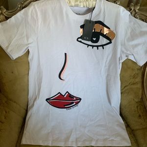 Armani Exchange Graphic Face T Small